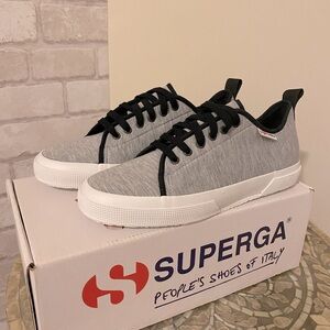 Brand NWT Superga Sneakers Grey - Size 8.5